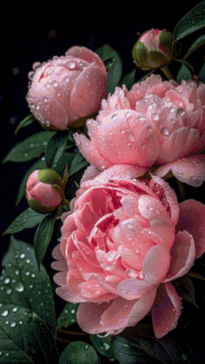 Пионы - предпросмотр