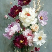 Схема вышивки «Flowers»