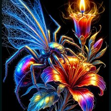 Схема вышивки «Насекомые»