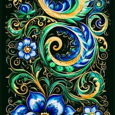 Схема вышивки «Цветы»