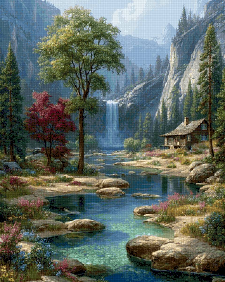 водопад - предпросмотр