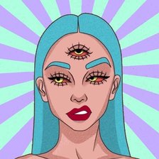 Схема вышивки «Тату»