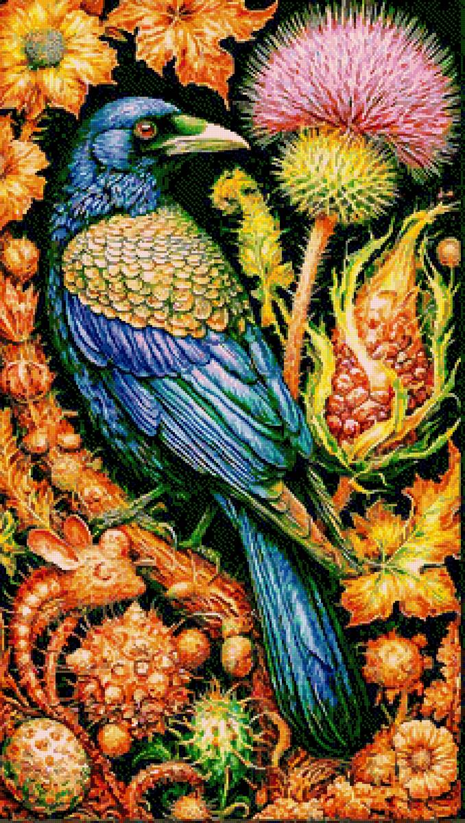 Птица - репей - предпросмотр