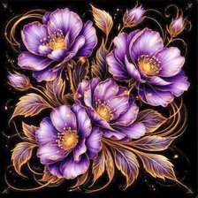 Схема вышивки «Цветы»