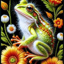 Схема вышивки «Цветы»