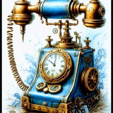 Схема вышивки «Время»