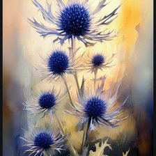 Схема вышивки «Чертополох»