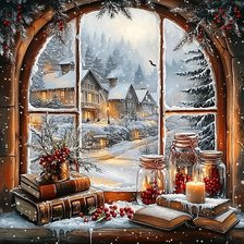 Схема вышивки «Сказка Рождества»