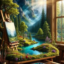 Схема вышивки «Вдохновение»