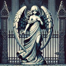 Схема вышивки «ангел»