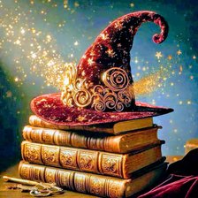 Схема вышивки «Книги»