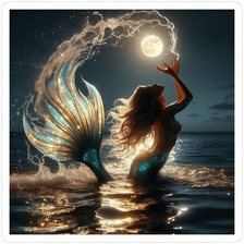 Схема вышивки «Русалка»