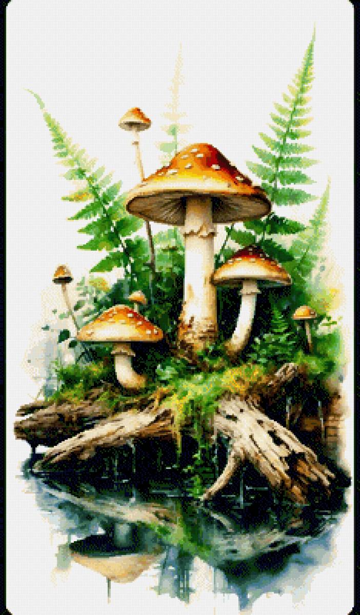 Лес - грибы - предпросмотр