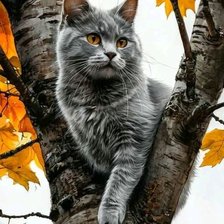 Схема вышивки «Наблюдатель»