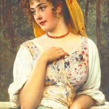 Схема вышивки «Худ. Эжен де Блаас»