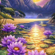 Схема вышивки «живопись»