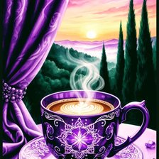 Схема вышивки «Вечер»