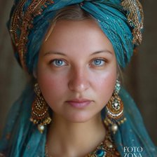 Схема вышивки «Бирюза»