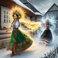 Схема вышивки «Противостояние»