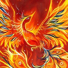 Схема вышивки «жар-птица»