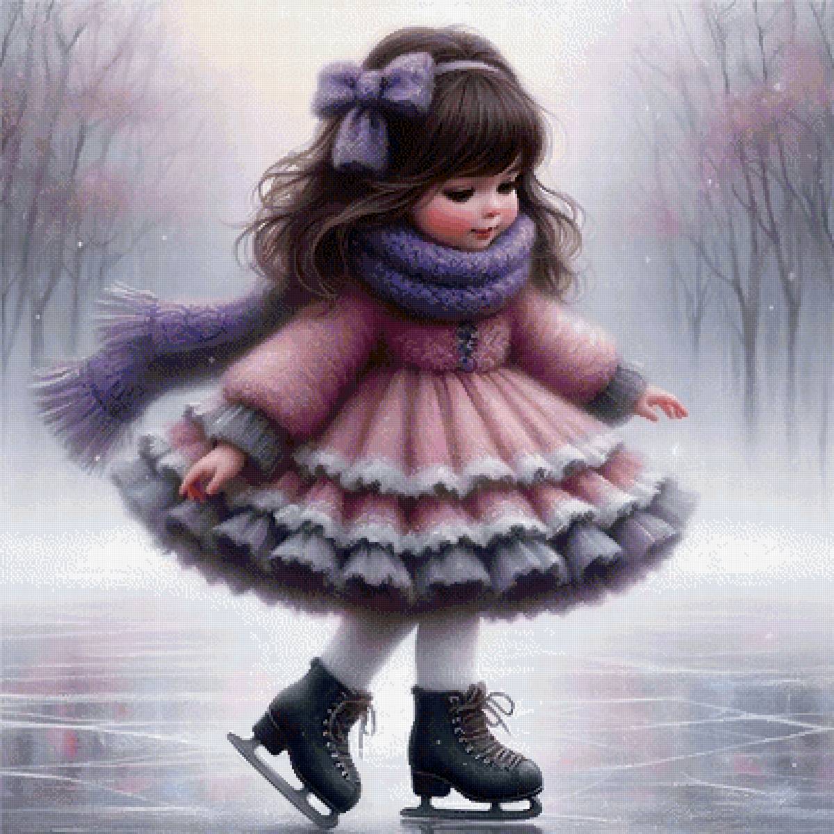 Фигуристка - предпросмотр