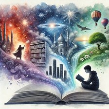 Схема вышивки «Удивительный мир книг»