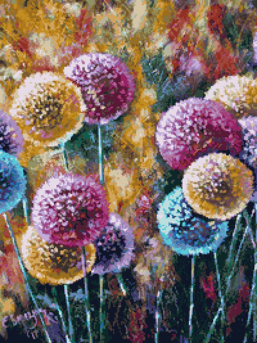 Одуванчики - яркие, цветы, нежность - предпросмотр