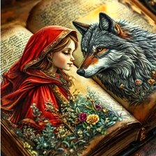 Схема вышивки «Страницы любимой сказки»