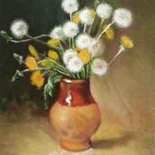 Схема вышивки «Левитан Одуванчики»