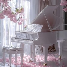 Схема вышивки «белый рояль»