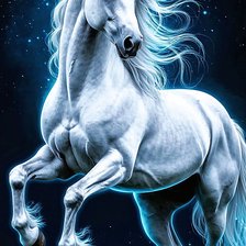 Схема вышивки «Лунный конь»