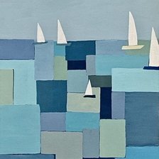 Схема вышивки «Море»