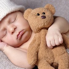 Схема вышивки «Спящий ребёнок»