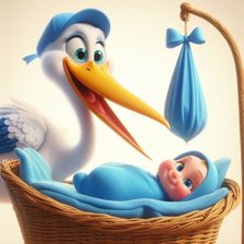 Схема вышивки «Малыш»