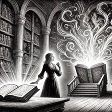 Схема вышивки «Удивительный мир книг»