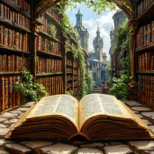 Схема вышивки «Удивительный мир книг»