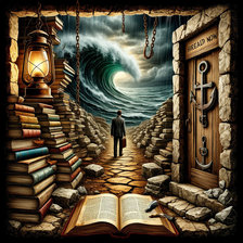 Схема вышивки «Удивительный мир книг»