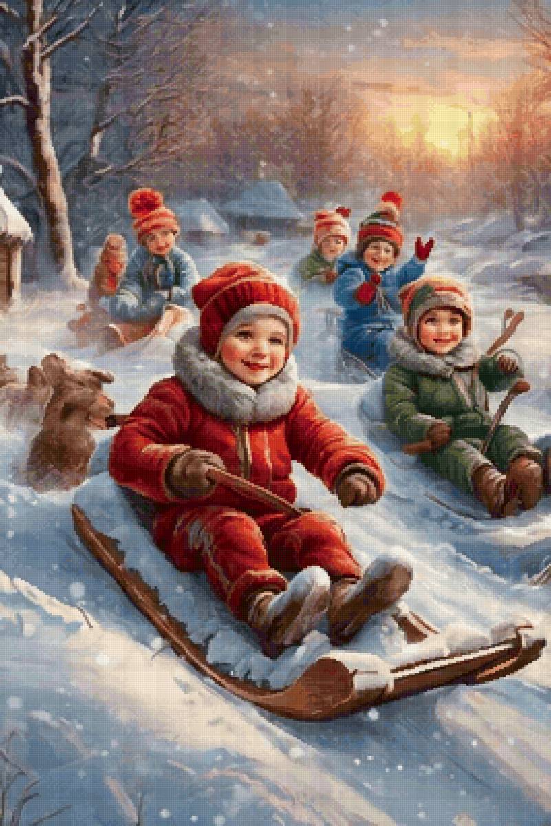 Детство. Зимние забавы - предпросмотр