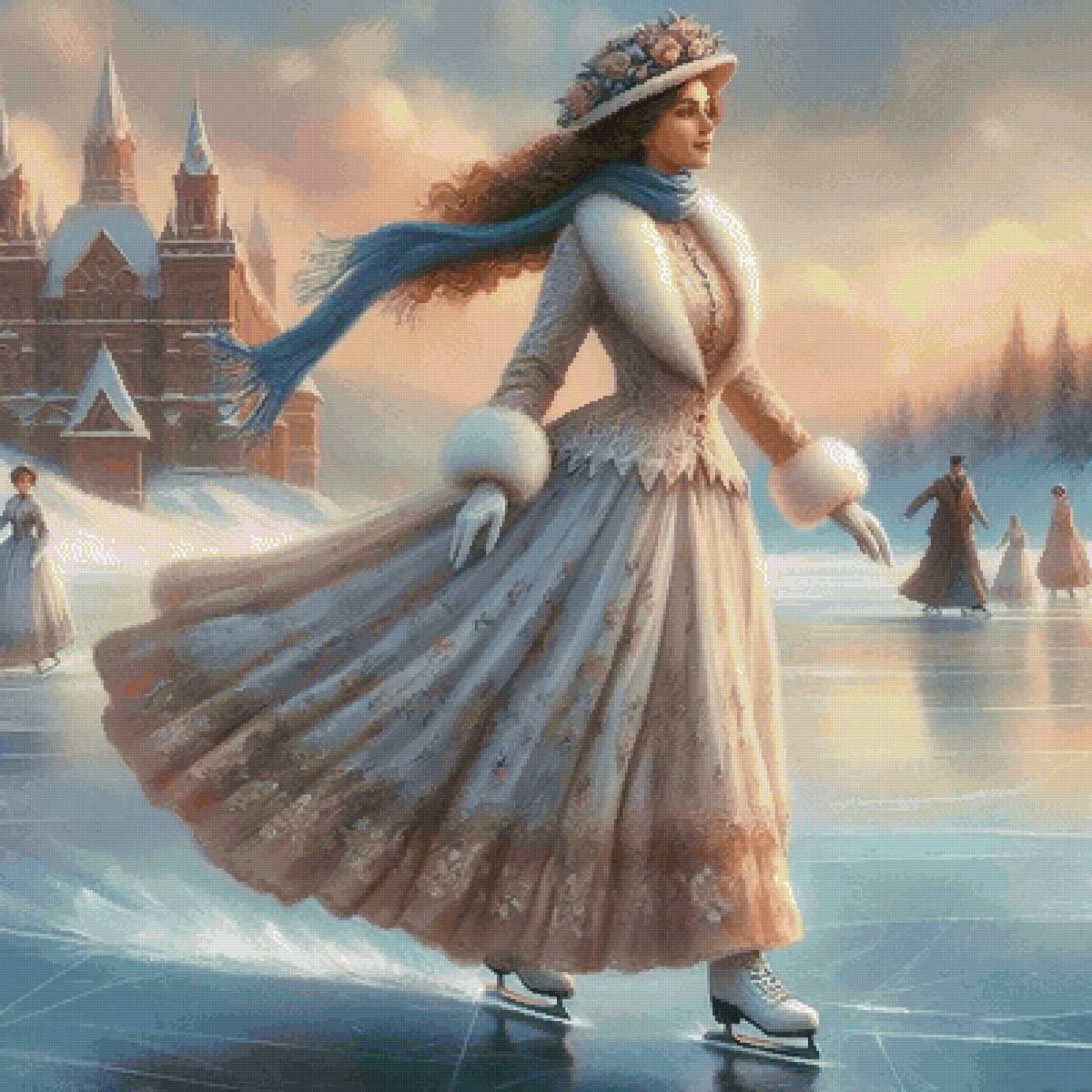 Фигуристка - предпросмотр