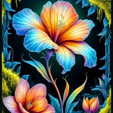 Схема вышивки «Цветы»