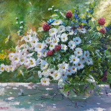 Схема вышивки «Лощилов_В лето с цветами»