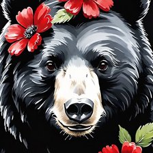 Схема вышивки «Медведь»