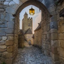 Схема вышивки «Средневековый город»