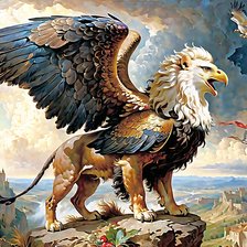 Схема вышивки «Грифон»