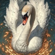 Схема вышивки «Царь-птица»