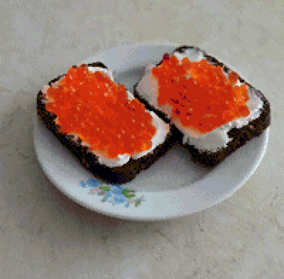 Бутерброды с икрой - бутерброды, икра - предпросмотр