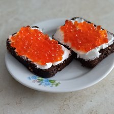 Схема вышивки «Бутерброды с икрой»