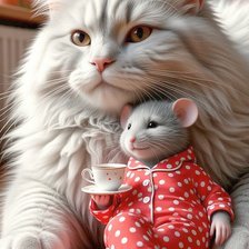 Схема вышивки «Чай вдвоём»