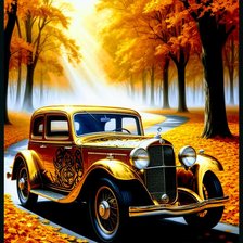 Схема вышивки «Ретро»