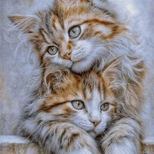 Схема вышивки «Рыжики»